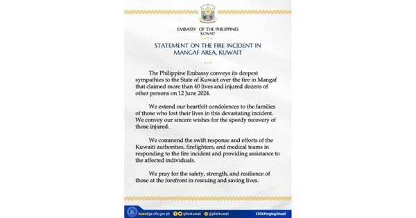 Пожар в здании в Мангафе, Кувейт