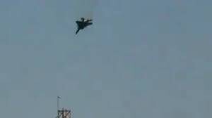 美军飞机在科威特坠毁